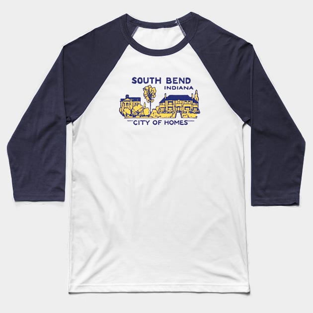 1940s South Bend Indiana Baseball T-Shirt by historicimage